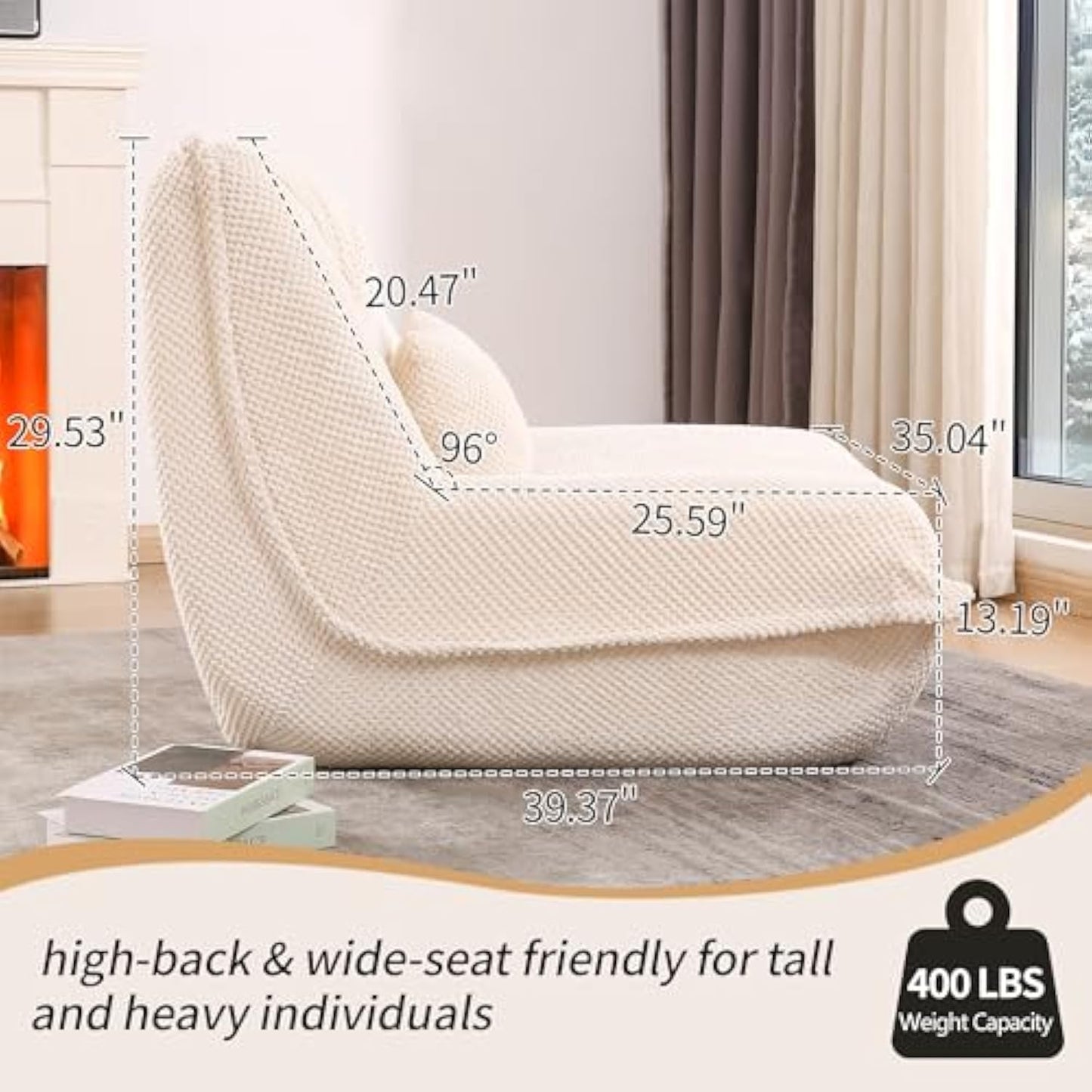 Ultra-Plush Modular Bean Bag Sofa – Comfort, Style & Flexibility
