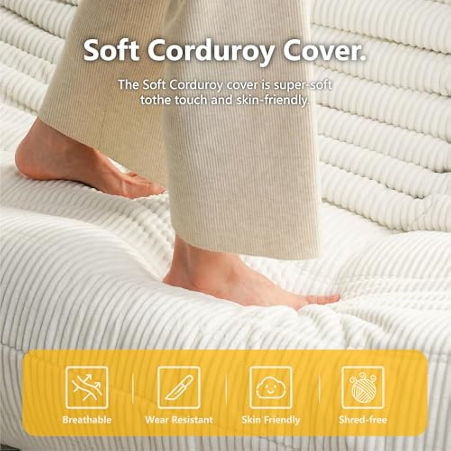 Ergonomic Hybrid Foam Sofa